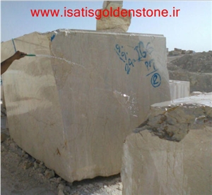 Isatis Cream Marble Block, Iran Beige Marble