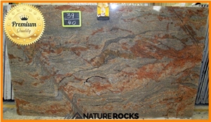 Vyara Juprana Granite Tiles & Slabs, Multicolor Polished Granite Floor Tiles, Flooring Tiles