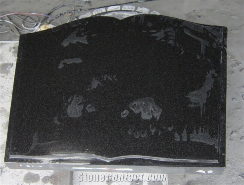 Horizontal Monument, Fengzhen Black Granite Monument & Tombstone