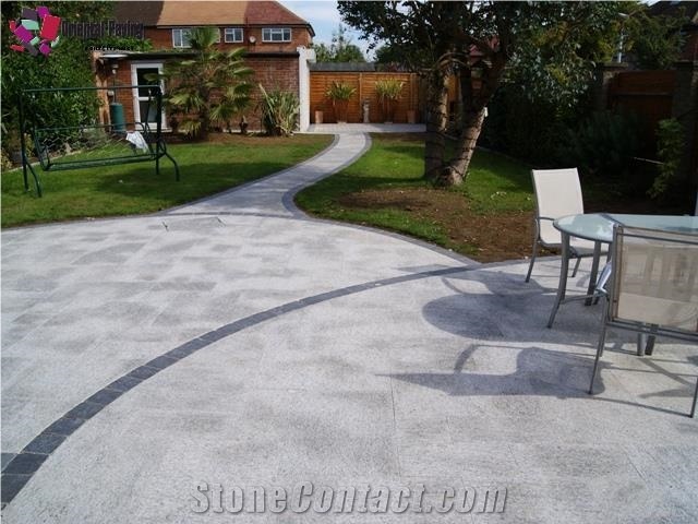 China Grey Sandstone Pavings, Paving Cube Stone, Cobble Stone, Sandtone Paving Sets
