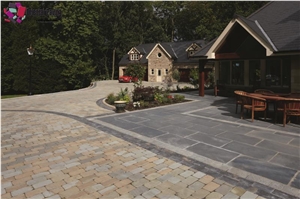 China Multicolor Sandstone Pavings, Paving Cube Stone, Cobble Stone, Sandtone Paving Sets