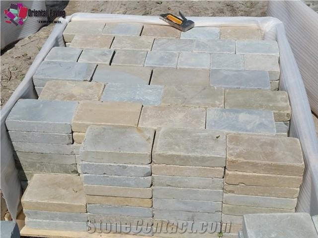 Natural Sandstone Cube Stone & Paver, York Sandstone Pavers, Paving Sets, Landscaping Cube Stone