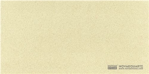 Beige Yellow Quartz Stone Slab in Artificial Stone