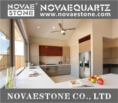 Bianco Carrara Quartz Stone Quartz Slab Solid Surface Countertop