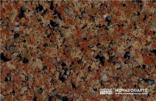 Chinese Imperial Red Quartz Slab Nv715