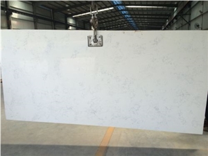 Quartz Stone Kitchen Counter Top with White Color