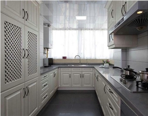Stain Resisting and Durable Quartz Stone Kitchen Countertops