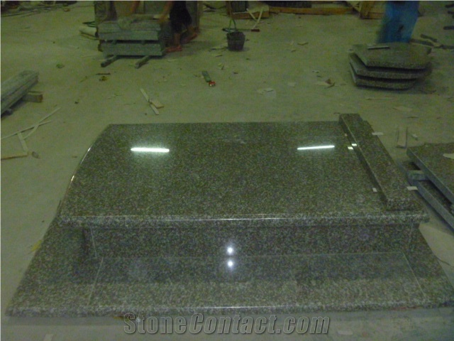 Cheap G664 Granite Poland Style Tombstone