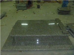 Cheap G664 Granite Poland Style Tombstone