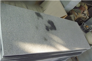 G654 China Dark Grey Flamed Tiles