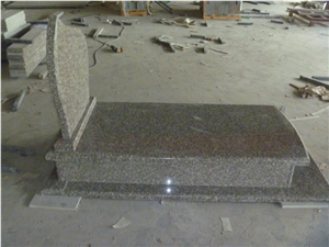 G664 Granite Poland Style Tombstone