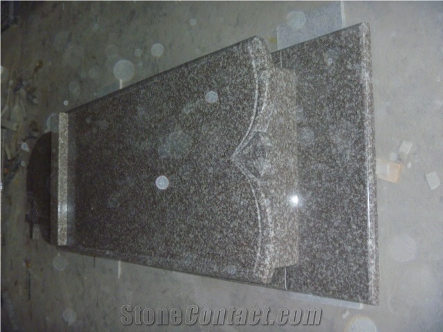 G664 Granite Poland Style Tombstone