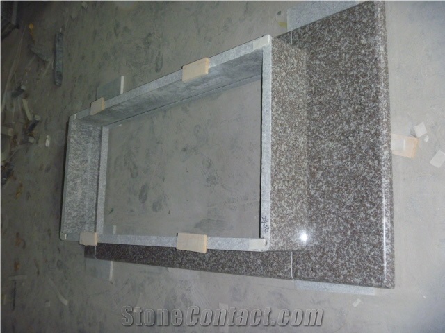 G664 Granite Poland Tombstone Style