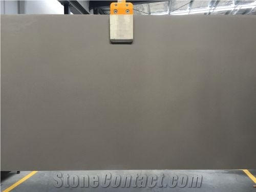 Beige Artificial Quartz Stone Slab