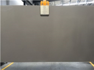 Beige Artificial Quartz Stone Slab