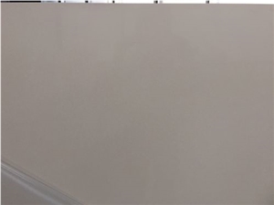 Bright Red Artificial Quartz Stone Slab