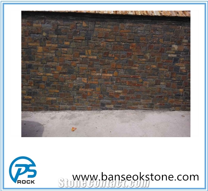 Multicolor Slate Cultured Stone for Building and Walling Stones,Culture Stone for Wall