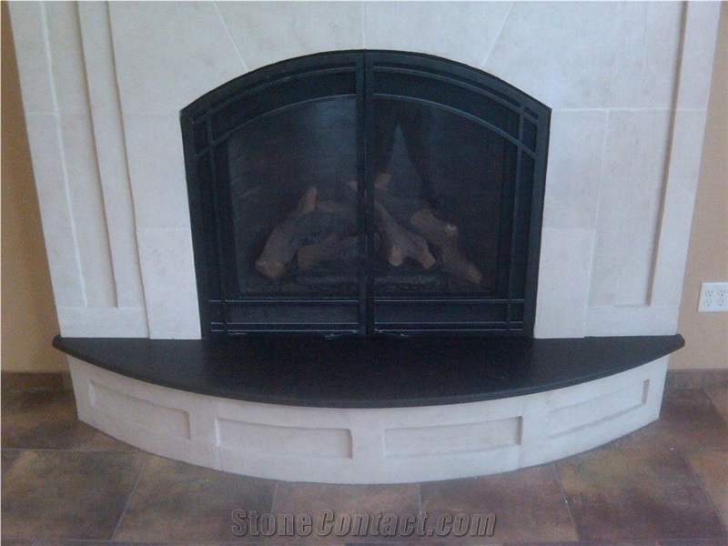 Fireplace Design with Various Materials