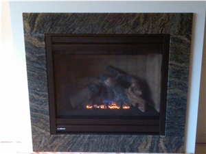 Fireplace Design with Various Materials