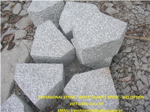 Cube Granite Stone Viet Nam, White Granite Cube Stone & Pavers