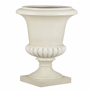 Goshaghan Beige Marble Western Design Flower Pots