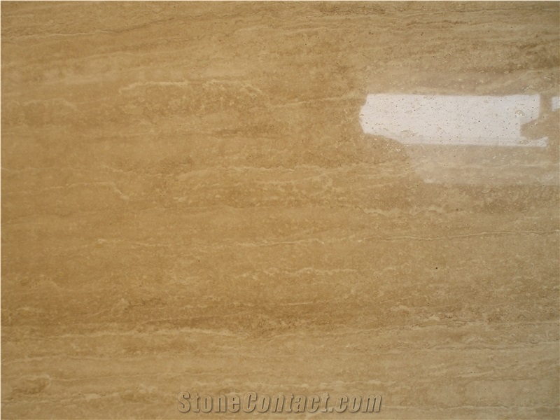 Beige Travertine Block, Turkey Beige Travertine