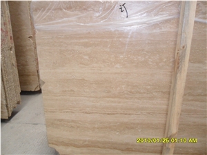 Beige Travertine Block, Turkey Beige Travertine
