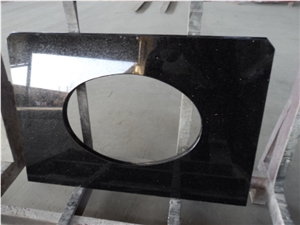 Black Galaxy Granite Countertop / Black Galaxy Granite Kitchen Top