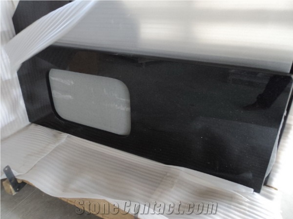 Black Granite Black Galaxy Countertop