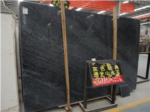 Black Marble Black Pearly Slabs, Turkey Black Marble