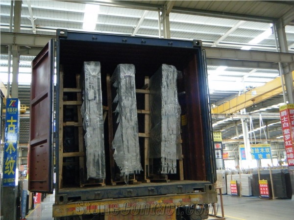 Black Marble Black Pearly Slabs, Turkey Black Marble