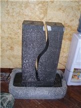 Black Water Fountain,G654 Fountains,Granite Water Feature Fountain,Interior Fountain,White Marble Water Fountain,Wellest Interior Water Black Granite Fountain,Garden Fountain,Carved Sculpture Fountain
