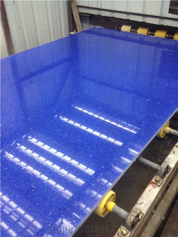 Blue Color Quartz/Quartz