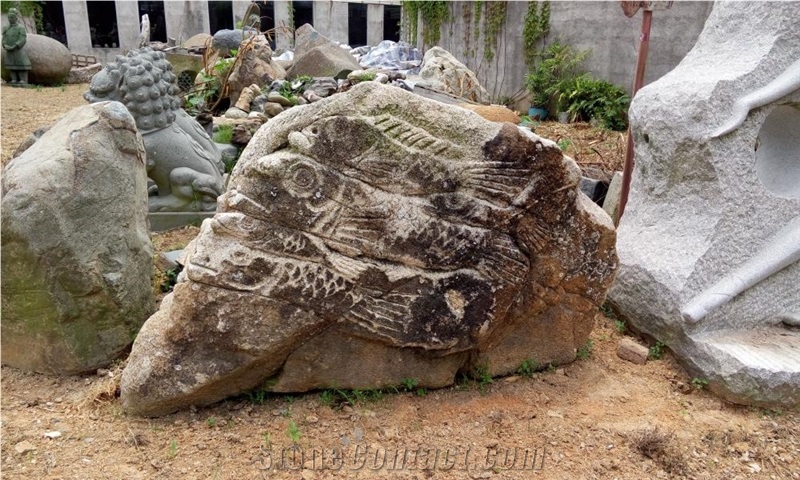 China Black Marble Natural Stone Sculpture, Black Marble Sculpture & Statue