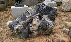 China Black Marble Natural Stone Sculpture, Black Marble Sculpture & Statue