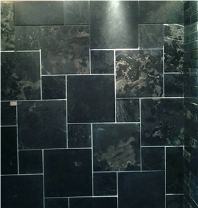 China Blue Limestone French Pattern Slabs & Tiles