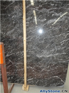 China Caronica Grey Marble Wholesaler Slabs & Tiles, Italy Black Marble