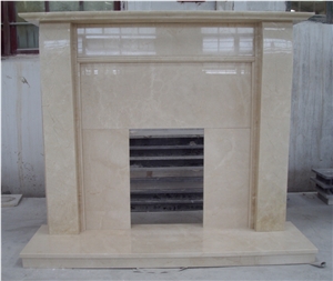 China Cream Marfil Fireplace, Cream Marfil Fireplace Mantel