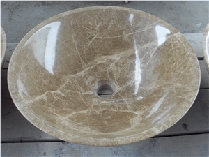 China Emperador Light Marble Sinks & Basins, Brown Marble Sinks & Basins
