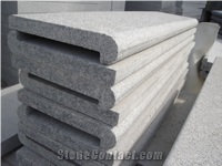 China Grey Granite Bullnose Edging Swimming Pool Tiles, Granite Pool Coping