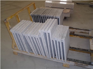 China Grey Granite Bullnose Edging Swimming Pool Tiles, Granite Pool Coping