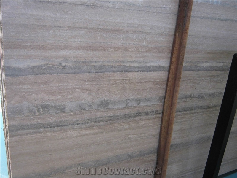 China Grey Silver Travertine Slabs & Tiles