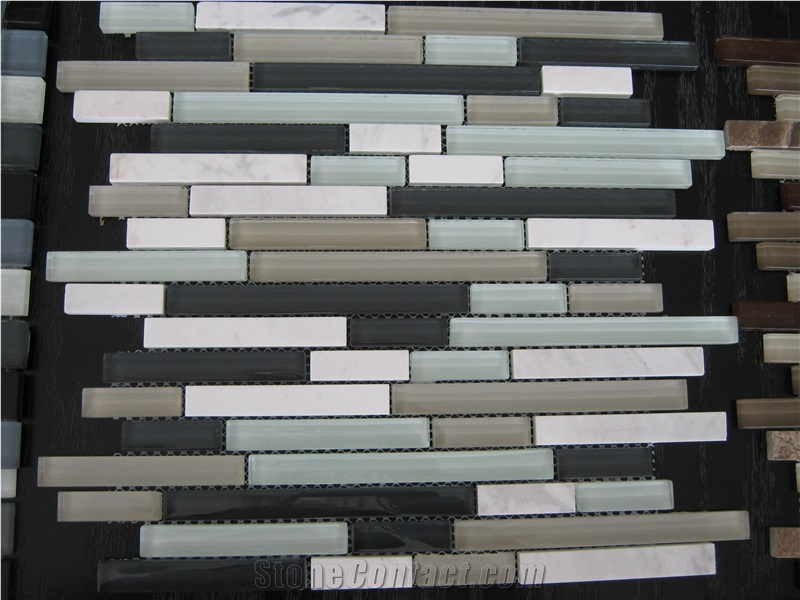 China Multicolor Glass Mosaic Tile