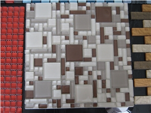 China Multicolor Glass Mosaic Tile