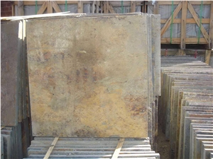 China Rusty Slate Tiles & Slabs for Wall Cladding, Chinese Cheap Walling Tiles