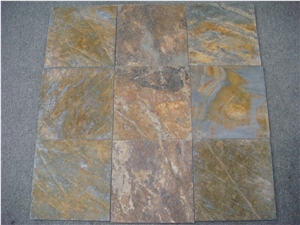 China Rusty Slate Tiles & Slabs for Wall Cladding, Chinese Cheap Walling Tiles
