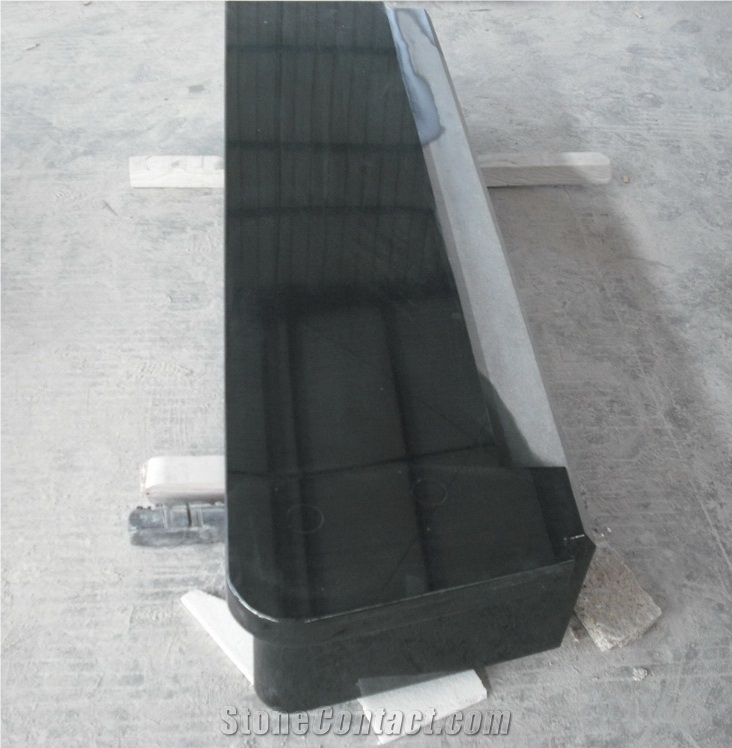 China Shanxi Black Absolute Granite Stairs & Steps,China Black Granite Stairs & Steps