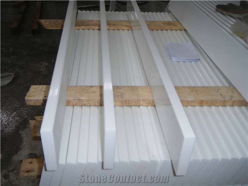 China White Crystallized Glass Stone Panel, White Nano Glass Slabs and Tiles