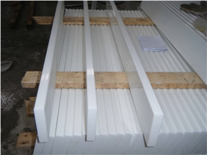 China White Crystallized Glass Stone Panel, White Nano Glass Slabs and Tiles