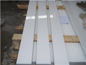 China White Crystallized Glass Stone Panel, White Nano Glass Slabs and Tiles